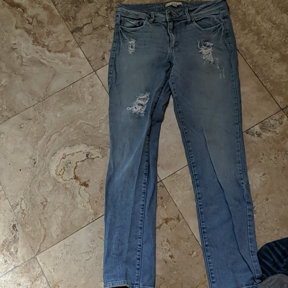 XXI weathered jeans 30 straight leg comfy